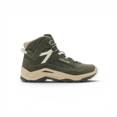 Lowa Ventierra QC GTX Hiking Shoes (Suede/Textile, waterproof) olive green/beige ladies
