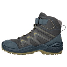 Lowa Winter Shoes Maddox Warm Mid GTX (Textile/Synthetic, waterproof) 2024 petrol/mustard toddlers