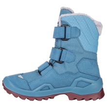 Lowa Winter Shoes Milo Evo GTX High (Textile/Synthetic, waterproof) turquoise blue children