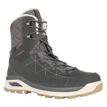 Lowa Winter Boots Ottawa GTX (Suede/Textile, waterproof) anthracite grey/old pink Ladies
