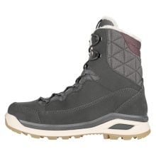 Lowa Winter Boots Ottawa GTX (Suede/Textile, waterproof) anthracite grey/old pink Ladies