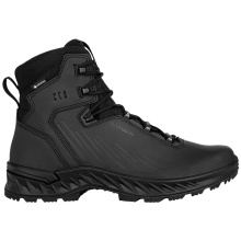 Lowa Military Boots Work Shoes Zicon GTX Mid (Smooth Leather, Waterproof) Black Men's