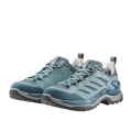Lowa Innovo Low GTX Hiking Shoes (All-Terrain, Suede/Textile, Waterproof) Smoke Blue/White Ladies