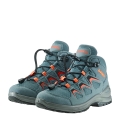 Lowa Innox Evo GTX QC Walking Shoes (Synthetic/Textile, waterproof) dark petrol/flame toddlers