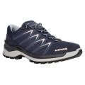 Lowa Hiking Travel Shoes Innox Pro Low GTX (All-Terrain, Synthetic/Textile, Waterproof) 2025 Navy Blue/Salmon Ladies