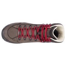 Lowa Renegade 100-Year GTX Mid Hiking Boots (All-Terrain, Nubuck Leather, Waterproof) Espresso Brown/Red Men's