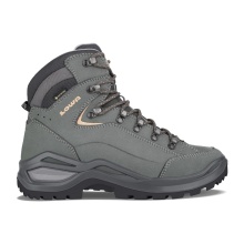 Lowa Renegade Evo Mid GTX Hiking Shoes (All-Terrain, Nubuck Leather, Waterproof) 2025 Graphite Grey/Apricot Ladies