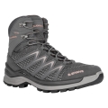 Lowa Hiking Travel Shoes Innox Pro Mid GTX (All-Terrain, Synthetic/Textile, Waterproof) 2025 Anthracite Grey/Rose Ladies