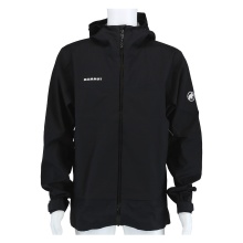 Mammut Hardshell Hiking Jacket Ducan Guide HS Hooded (lightweight, waterproof, 3-layer laminate) black men's