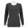 Medima Underwear Long Sleeve Shirt (Cotton/Angora) Asphalt Grey Women (Size S-L)