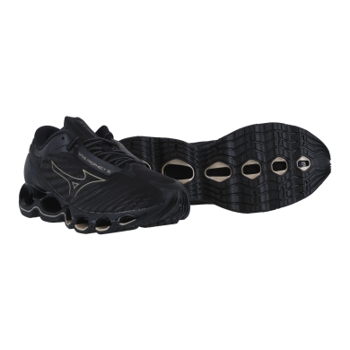 Mizuno running shoes Wave Prophecy 12 (cushioning) black/gold men's