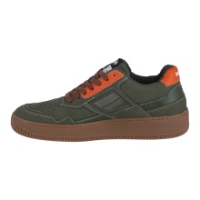 MoEa Sneaker Gen1 - Suede Orange & Green - dark green