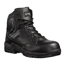 Magnum Work Shoes Strike Force 6.0 WP Leather (waterproof, Sidezip) Composite Toe & Plate black Men's
