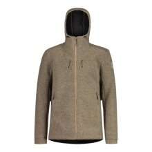 Maloja Fleece Jacket AvisioM (with hood, wool) brown men's