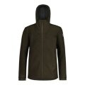 Maloja Fleece Jacket AvisioM (with hood, wool) dark green men's