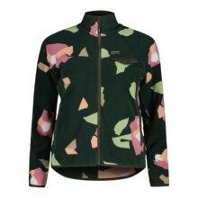 Maloja Fleece Pullover BocanaM Full-Zip green/flower ladies
