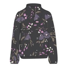 Maloja Fleece Pullover MeltinaM (Half Zip, breathable) black/flower ladies