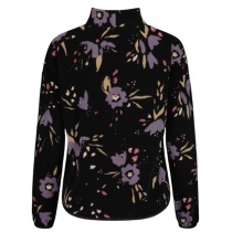 Maloja Fleece Pullover RomaliaM (Oversize Fit) black/flower Ladies