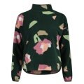 Maloja Fleece Pullover RomaliaM (Oversize Fit) dark green/flower ladies