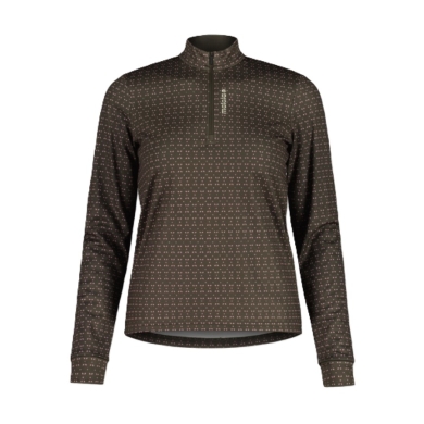 Maloja Halfzip Long Sleeve Shirt SawangM Adventure Midlayer Shirt (warm, 4-way stretch) brown ladies