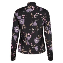 Maloja Halfzip Long Sleeve Shirt SawangM Adventure Midlayer Shirt (warm, 4-way stretch) black/flower ladies