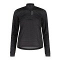 Maloja Halfzip Long Sleeve Shirt SawangM Adventure Midlayer Shirt (warm, 4-way stretch) black/white ladies