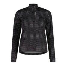 Maloja Halfzip Long Sleeve Shirt SawangM Adventure Midlayer Shirt (warm, 4-way stretch) black/white ladies