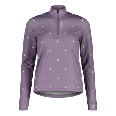 Maloja Halfzip Long Sleeve Shirt SawangM Adventure Midlayer Shirt (warm, 4-way stretch) violet ladies