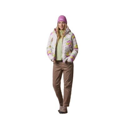 Maloja Isolation Jacket ChrysanthenumM (Primaloft® Bio Insulation, warm, windproof) white/flower ladies