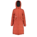 Maloja Winter Coat AnkogelM Urban Puffer Coat (ReDown filling, windproof, very warm) orange/rose Women