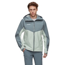 Mammut Crater IV Hardshell Hooded All-Season Hiking Jacket (3-layer, waterproof, durable) grey men's