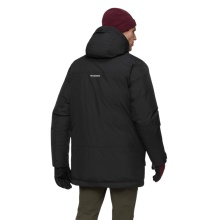 Mammut Winter Jacket Arctic Insulated Hooded Parka (2-Layer, warming thanks to down filling) black men's