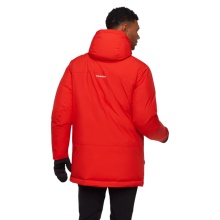 Mammut Winter Jacket Arctic Insulated Hooded Parka (2-layer, warm thanks to down filling) red men's
