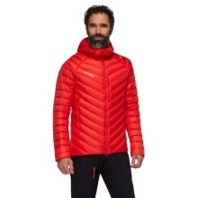 Mammut Winter Down Jacket Broad Peak Insulated Hooded (warm thanks to down filling) 2025 red men's