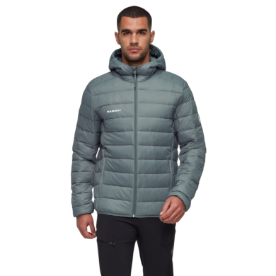 Mammut Crag Insulated Hooded Winter Jacket (warm, lightweight) grey men's