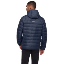 Mammut Crag Insulated Hooded Winter Jacket (warm, lightweight) navy blue men's