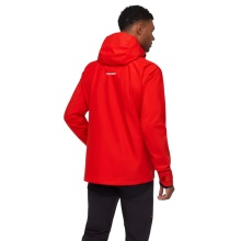 Mammut Crater IV Hardshell Hooded All-Season Hiking Jacket (3-layer, waterproof, durable) red men's
