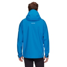 Mammut Crater IV Hardshell Hooded All-Season Hiking Jacket (3-layer, waterproof, durable) blue men's