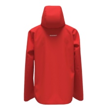 Mammut Hardshell Hiking Jacket Crater Light HS Hooded (waterproof, breathable) red men's