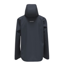 Mammut Hardshell Hiking Jacket Crater Light HS Hooded (waterproof, breathable) navy blue men's