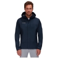 Mammut Hardshell Hiking Jacket Microlayer 2.0 HS Hooded (2.5-layer, breathable) navy blue men's