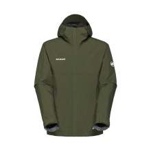 Mammut Hardshell Hiking Jacket Treeline Light HS Hooded (lightweight, waterproof) dark green men's