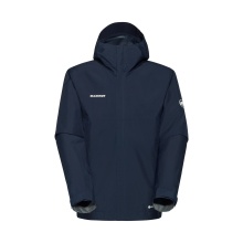 Mammut Hardshell Hiking Jacket Treeline Light HS Hooded (lightweight, waterproof) navy blue men's