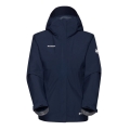Mammut Hardshell Hiking Jacket Treeline Light HS Hooded (lightweight, waterproof) navy blue ladies