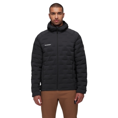 Mammut Sander Insulated Hooded Winter Jacket (warm thanks to synthetic insulation) black men's