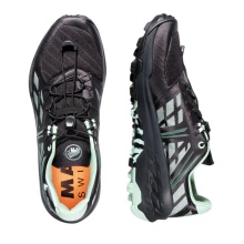Mammut Trail Running Shoes Sertig TR Low GTX (Multifunctional, waterproof) black/grey/jade green ladies