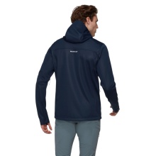 Mammut Ultimate VIII SO Hooded All-Season Softshell Jacket (3-Layer, Windproof) Navy Blue Men's