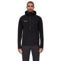 Mammut Softshell Hiking Jacket Ultimate Comfort SO Hooded (4-Way Stretch, Windproof) Black Men's