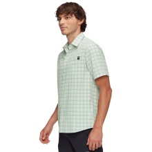 Mammut Lenni Short Sleeve Hiking Shirt 2025 (with Chest Pocket) Light Green Men's