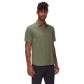 Mammut Lenni Short Sleeve Hiking Shirt 2025 (with Chest Pocket) green Men's